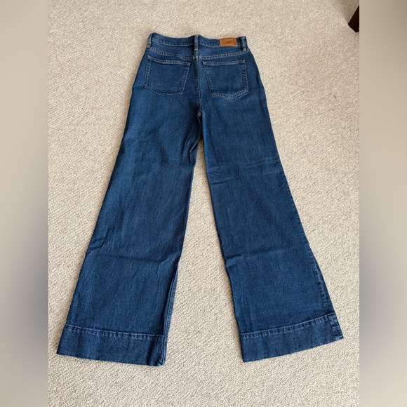 J Crew Wide Leg Trouser Denim - Picture 2 of 2